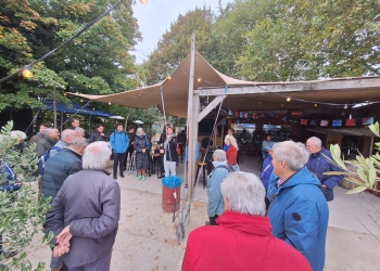 ROB-vrijwilligers op excursie.