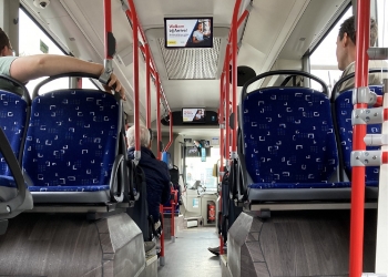 Reizigers beoordelen veiligheidsgevoel in de bus met een 7,5.