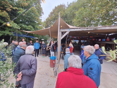 ROB-vrijwilligers op excursie.